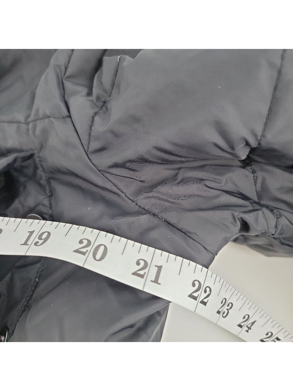 🧥 Lands’ End Women’s Goose Down Parka – Faux Fur Hood – Size M (10–12) - Picture 12 of 13